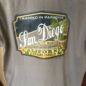 Gray San Diego Graphic T-Shirt size medium